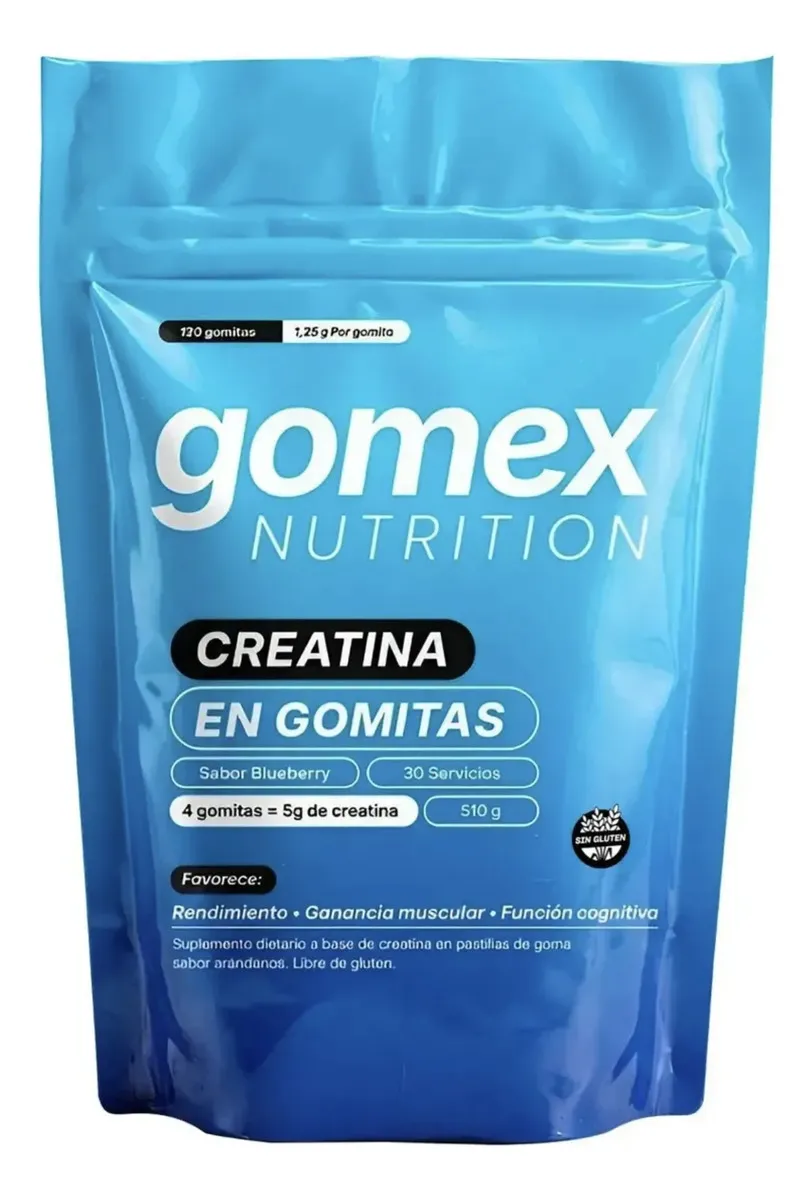 Gomitas Creatina 120 Unidades Gomex Nutrition