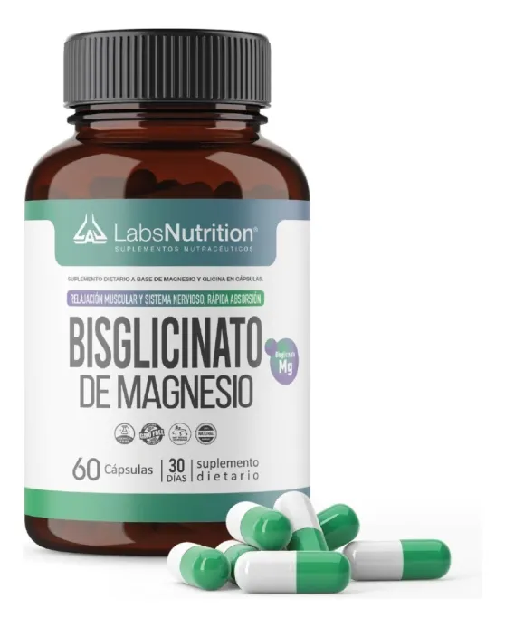 Biglisinato de magnesio 60cap
